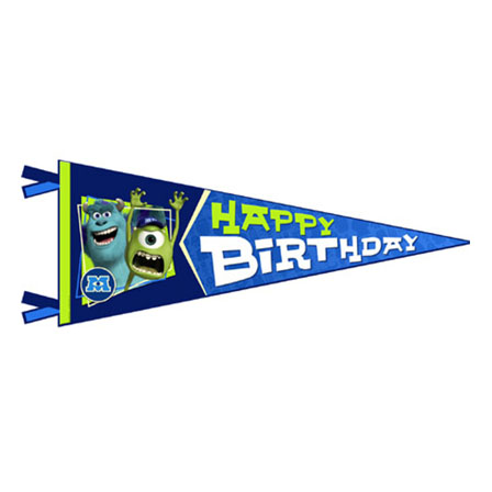 Monsters University Birthday Banner